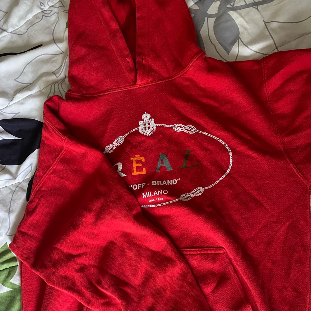 “Real” Hoodie Red M